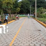 Familias del Proyecto Bismarck Martínez estrenan calle adoquinada en Nandaime Foto: 45 familias del Bismarck Martínez celebran nueva calle en Nandaime/TN8