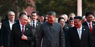 Foto: Putin y Kim Jong-un en China / Cortesía