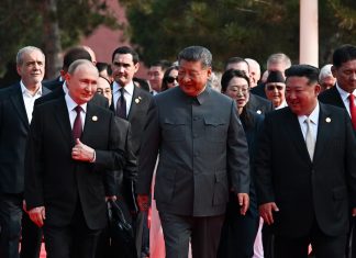 Foto: Putin y Kim Jong-un en China / Cortesía