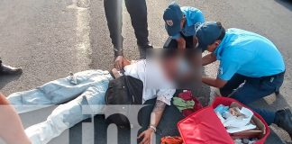 Foto: Niño y motociclistas graves tras accidente de tránsito en La Pista Suburbana, Managua/TN8