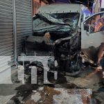 Accidente en Managua deja una mujer muerta y un herido grave
