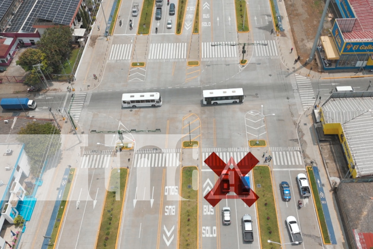 Foto: Pista Héroes de la Insurrección, Managua/TN8