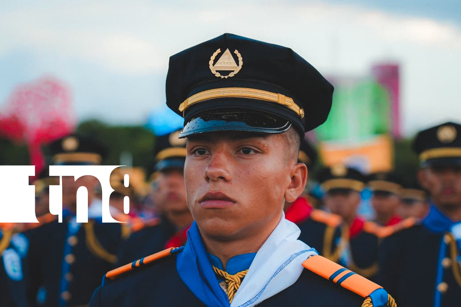 Foto: Aniversario 46 de la Policía Nacional, acto presidido por el Comandante Daniel Ortega y la Compañera Rosario Murillo