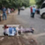 Impacto mortal: motociclista pierde la vida tras invadir carril en El Jícaro Foto: El Jícaro, motociclista, muere tras invasión de carril/TN8