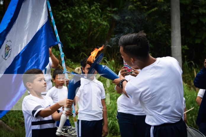 Foto: Nicaragua recibe Antorcha de la Independencia /TN8 Foto: Nicaragua recibe Antorcha de la Independencia /TN8