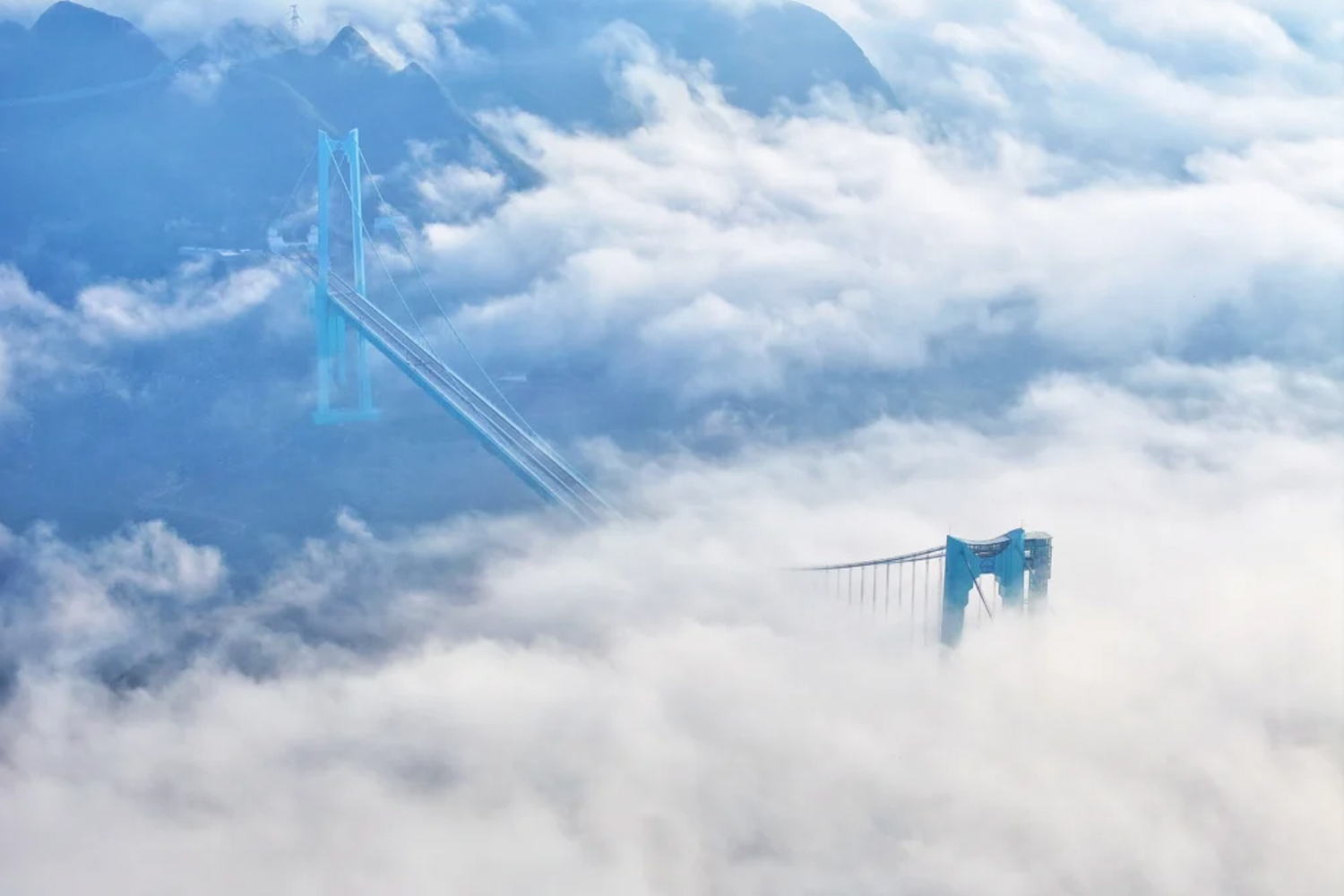 Foto: China inaugura el puente más alto del mundo en Guizhou /Cortesía