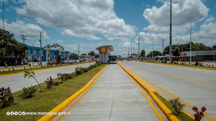 Foto: Tramo I de la Pista Héroes y Mártires, en Managua Foto: Tramo I de la Pista Héroes y Mártires, en Managua