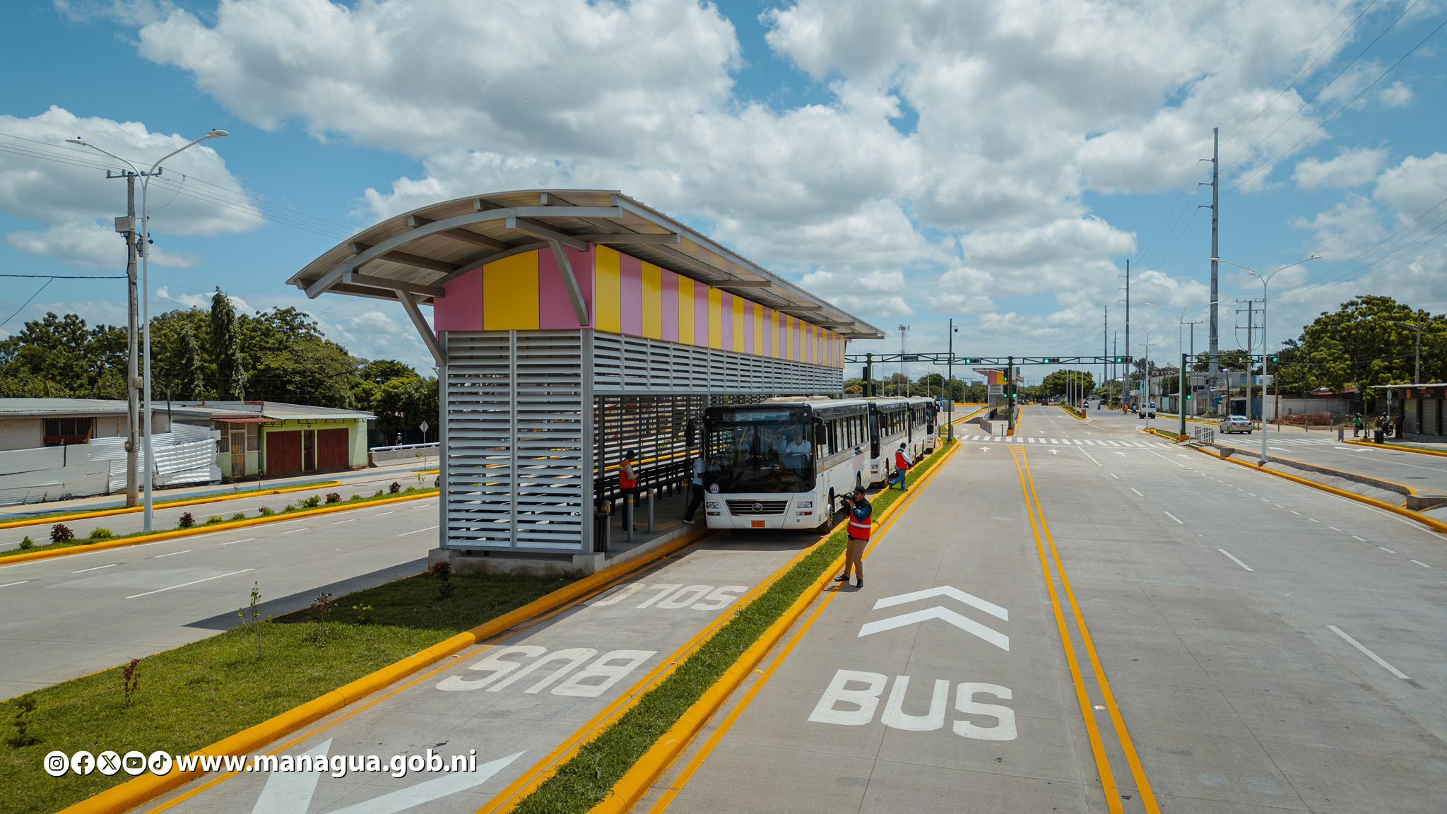 Foto: Tramo I de la Pista Héroes y Mártires, en Managua