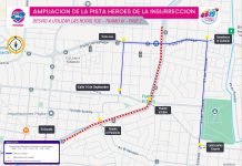 Foto: Desvíos temporales en la Pista Héroes de la Insurrección, en Managua