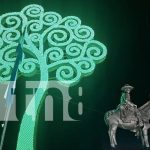 Jalapa brilla con la inauguración del segundo Árbol de la Vida en Nueva Segovia Foto: Nueva Segovia suma otro Árbol de la Vida en Jalapa / TN8