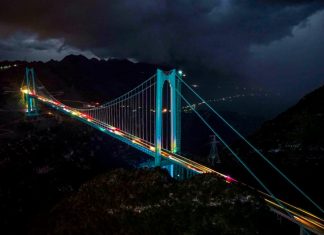 Foto: China inaugura el puente más alto del mundo en Guizhou /Cortesía