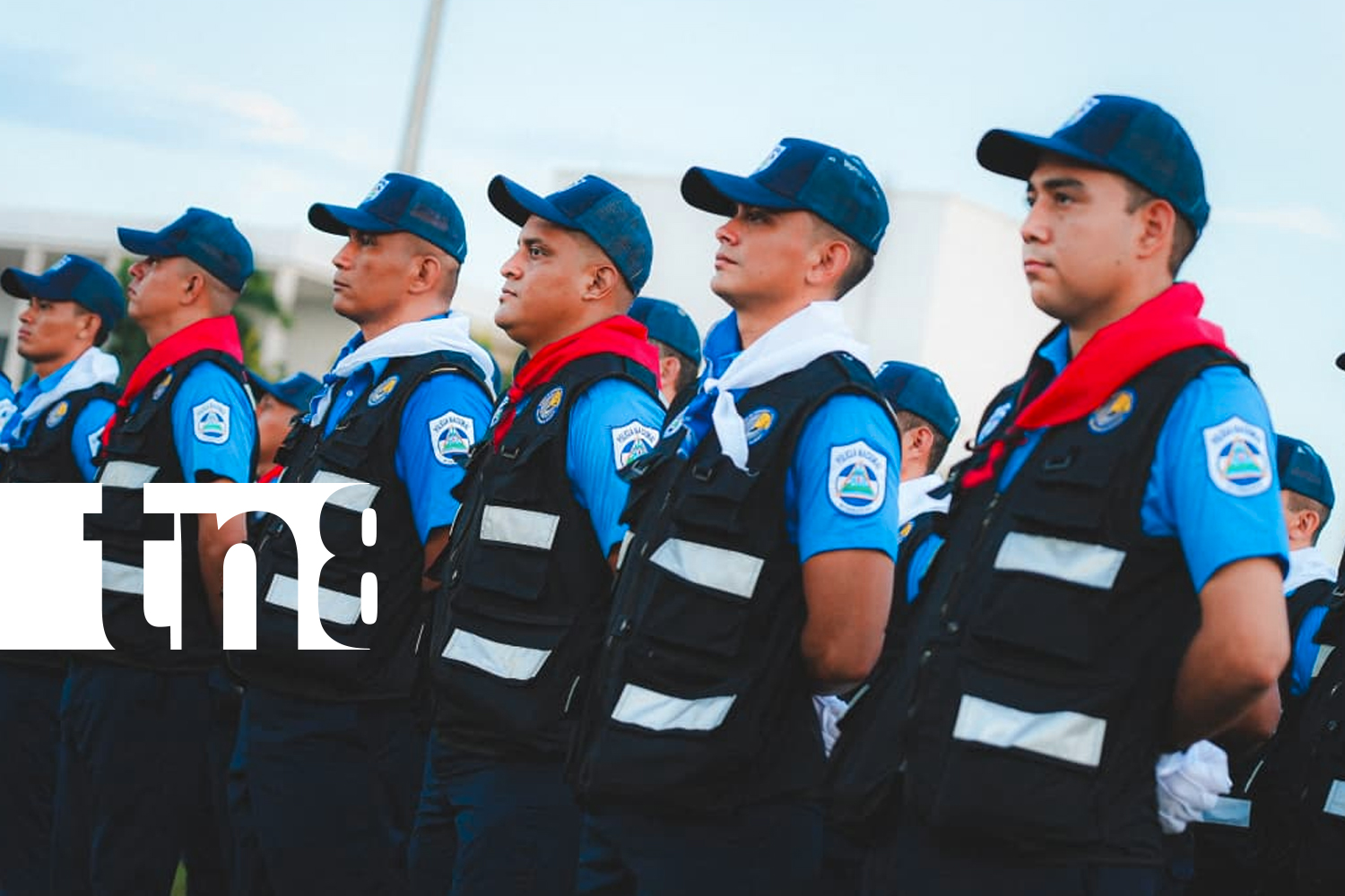 Foto: Aniversario 46 de la Policía Nacional, acto presidido por el Comandante Daniel Ortega y la Compañera Rosario Murillo