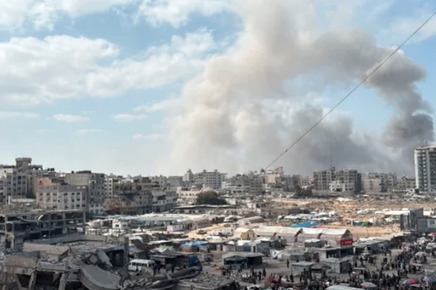 Foto: Crisis humanitaria se agrava con cada bombardeo de Israel en Gaza / Cortesía