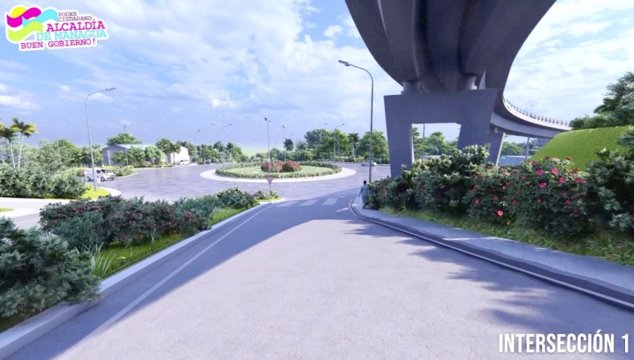 Foto: Construcción del Paso a Desnivel Nejapa, en Managua