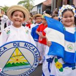 Educación y patriotismo de Nicaragua se unen en la jornada «Todos San Jacinto» Foto: Celebración a la patria en Nicaragua en medio de Todos San Jacinto