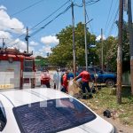 Motociclista muere tras brutal choque contra poste de telefonía en Masaya Foto: Carreteras de Masaya cobran otra vida /TN8