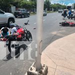 Gravemente heridos por imprudencia de borracho en Tiscapa Foto: Responsabilidad de accidente en Tiscapa/ TN8