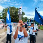 Nicaragua entrega antorcha de la libertad a Costa Rica en emotivo acto Foto: Nicaragua destaca 204 años de libertad e independencia /TN8