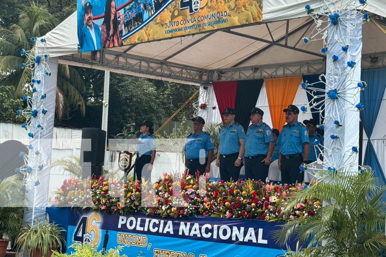 Foto: Policía Nacional celebra 46 aniversario/ TN8