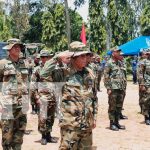 Ejército de Nicaragua: Oficiales reciben ascensos en acto militar en la Costa Caribe Foto: 46 aniversario de fundación del Ejército de Nicaragua /TN8