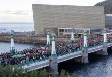 Foto: Protestas a favor de Palestina desde el Festival de Cine de San Sebastián