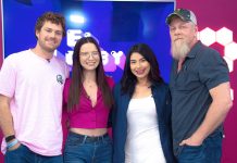 Estrellas de Game of Thrones y TWD en exclusiva con El Lobby TN8 por el Comic Con Foto: Finn Jones y Michael Cudlitz en el set de El Lobby TN8 previo al Comic Con