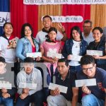 Estudio asegurado: Universitarios de Nueva Segovia reciben becas Foto: Entrega de becas a universitarios en Ocotal, Nueva Segovia / TN8