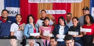 Foto: Entrega de becas a universitarios en Ocotal, Nueva Segovia / TN8