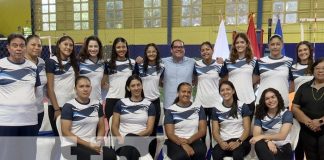Foto: Abanderamiento a selecciones de Nicaragua en voleibol y tiro / TN8