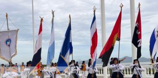 Foto: Homenaje a la patria desde colegios de Nicaragua / TN8