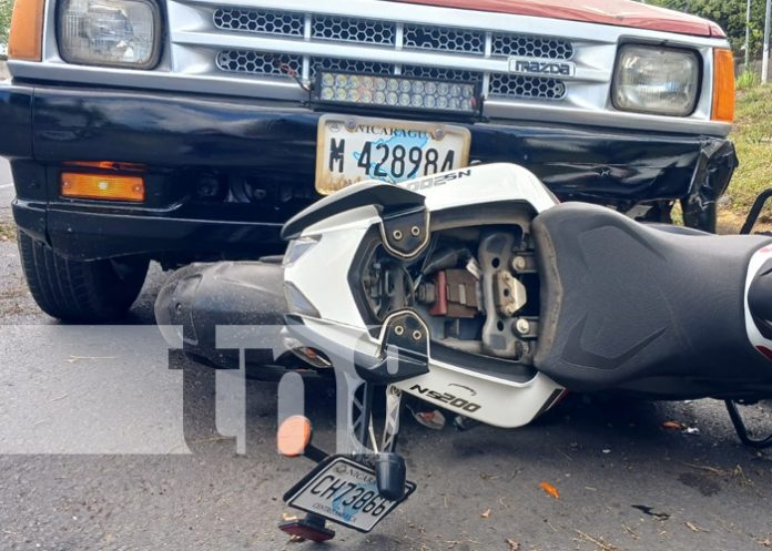 Foto: Accidente cerca del Memorial Sandino, Managua / TN8 Foto: Accidente cerca del Memorial Sandino, Managua / TN8
