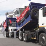 Obras en Estelí avanzan gracias a nuevos camiones municipales Foto: Nuevos camiones para fortalecer el trabajo de la alcaldía de Estelí / TN8