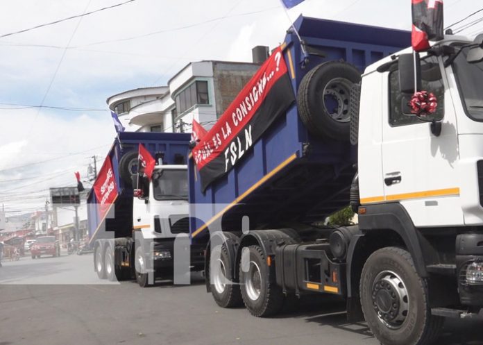 Foto: Nuevos camiones para fortalecer el trabajo de la alcaldía de Estelí / TN8 Foto: Nuevos camiones para fortalecer el trabajo de la alcaldía de Estelí / TN8