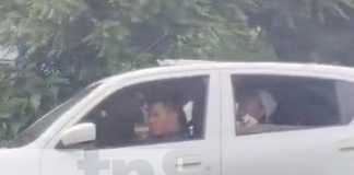 Foto: Captan a jóvenes en estado de ebriedad en un vehículo en Linda Vista, Managua / TN8