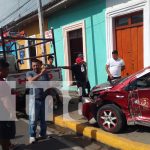 Foto: Falla mecánica provoca colisión en Granada /TN8
