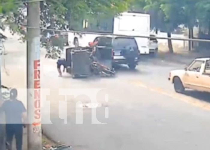 Foto: Accidente con caponera en Managua / TN8