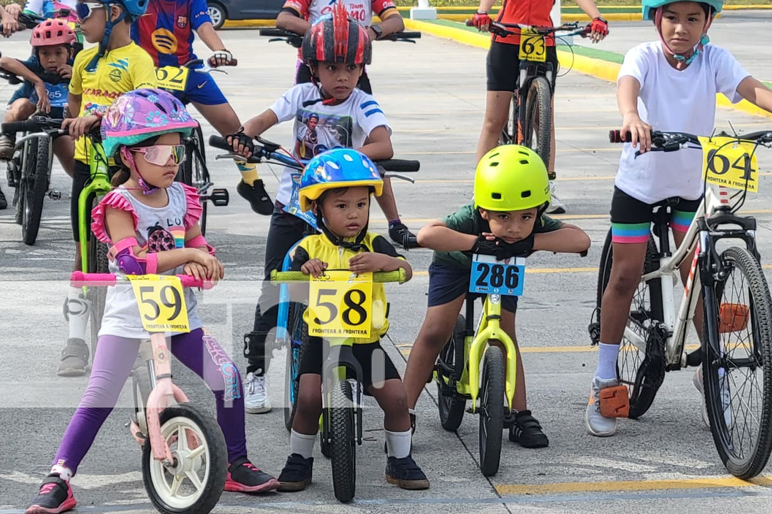 Foto: Niños de Managua celebran el deporte en la competencia "Queremos Patria"/ TN8