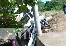Foto: Aparatoso accidente con camión en Tola, Rivas / TN8