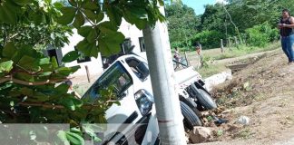 Foto: Aparatoso accidente con camión en Tola, Rivas / TN8