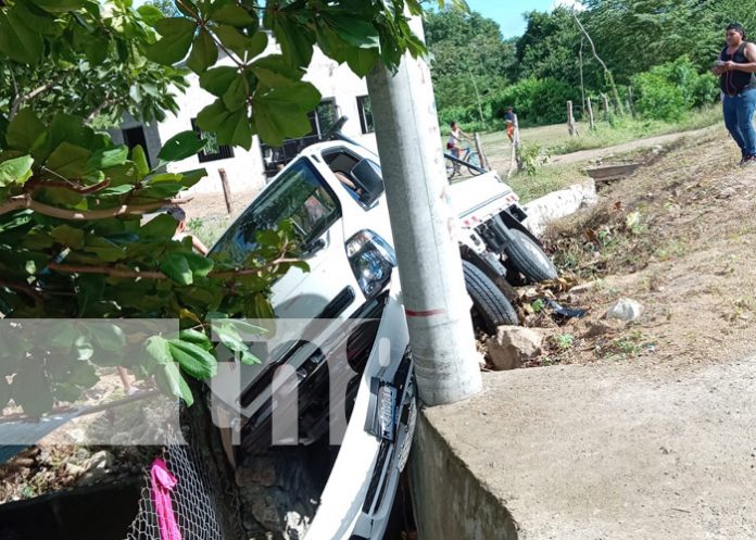 Foto: Aparatoso accidente con camión en Tola, Rivas / TN8