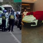 Maluma fue detenido por agentes de tránsito mientras conducía su nuevo Ferrari Foto: Maluma fue detenido por agentes de tránsito /Cortesía