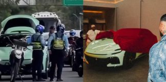 Foto: Maluma fue detenido por agentes de tránsito /Cortesía
