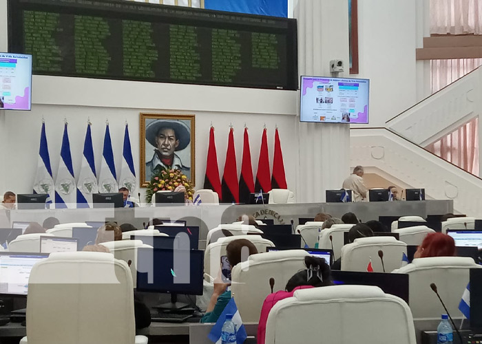 Foto: Sesión parlamentaria en la Asamblea Nacional de Nicaragua / TN8