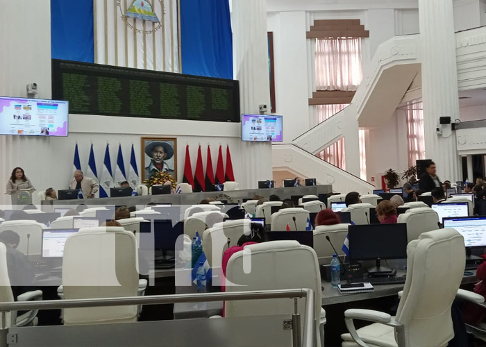 Foto: Sesión parlamentaria en la Asamblea Nacional de Nicaragua / TN8