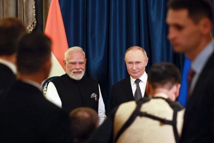 Foto: Putin y Narendra Modi abordan el conflicto en Ucrania /Cortesía