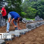 360 metros de nuevo adoquinado para El Rosario, en Rivas Foto: Mejores accesos a comunidades de Rivas / TN8