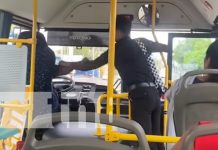 Foto: Agresión en un bus de Managua / TN8