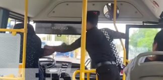 Foto: Agresión en un bus de Managua / TN8