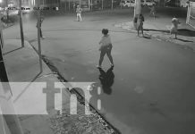 Foto: Ataque a pedradas en una calle de Chinandega / TN8