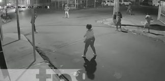 Foto: Ataque a pedradas en una calle de Chinandega / TN8